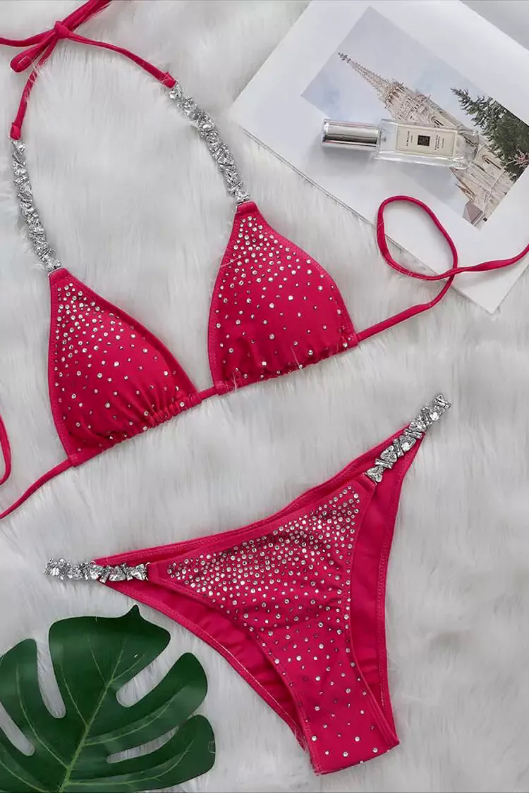 Kaylani Rose Red Diamante Bikini Kaylani Rose Red Diamante Bikini
