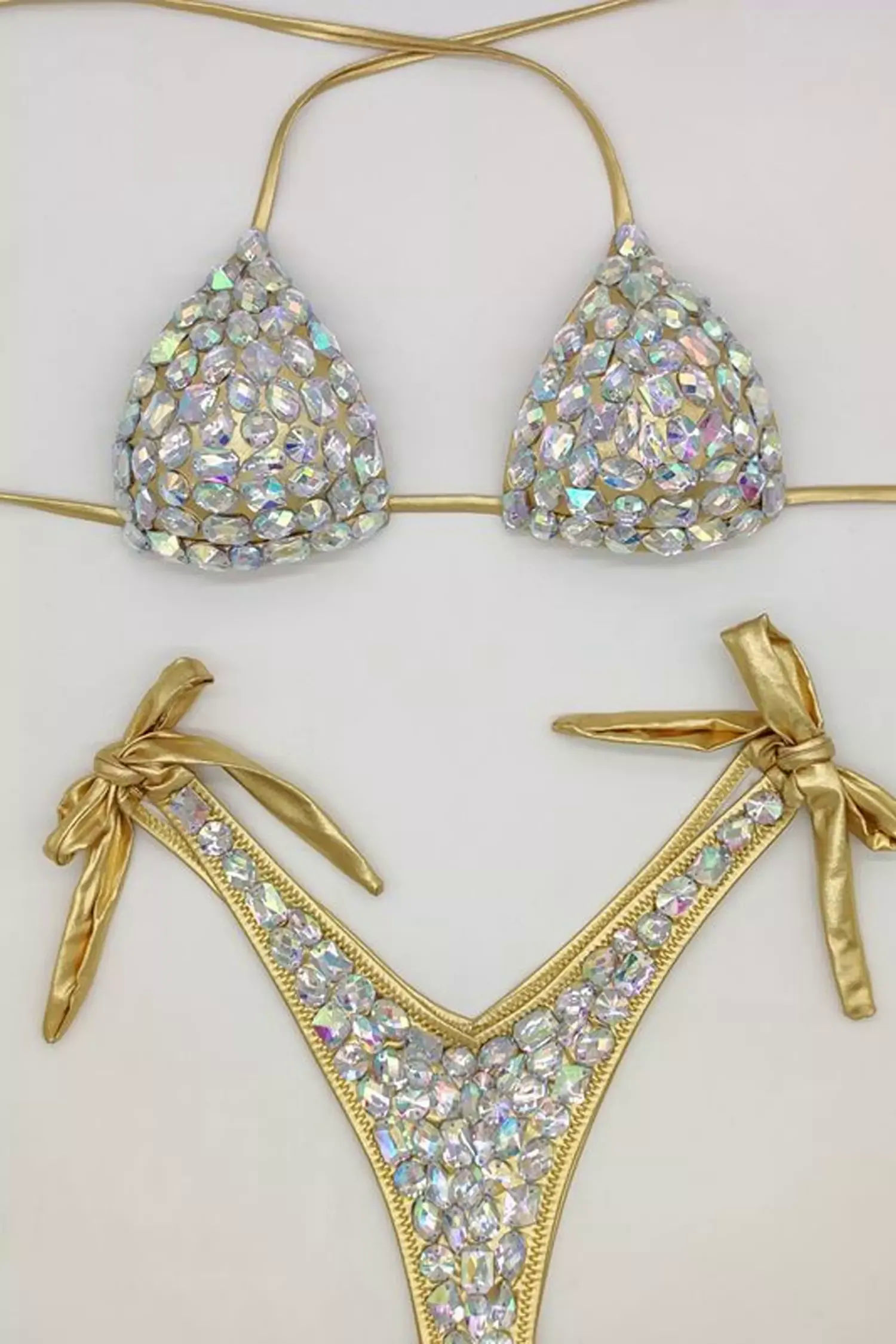 Kari Gold Diamond Halter Bikini Kari Gold Diamond Halter Bikini