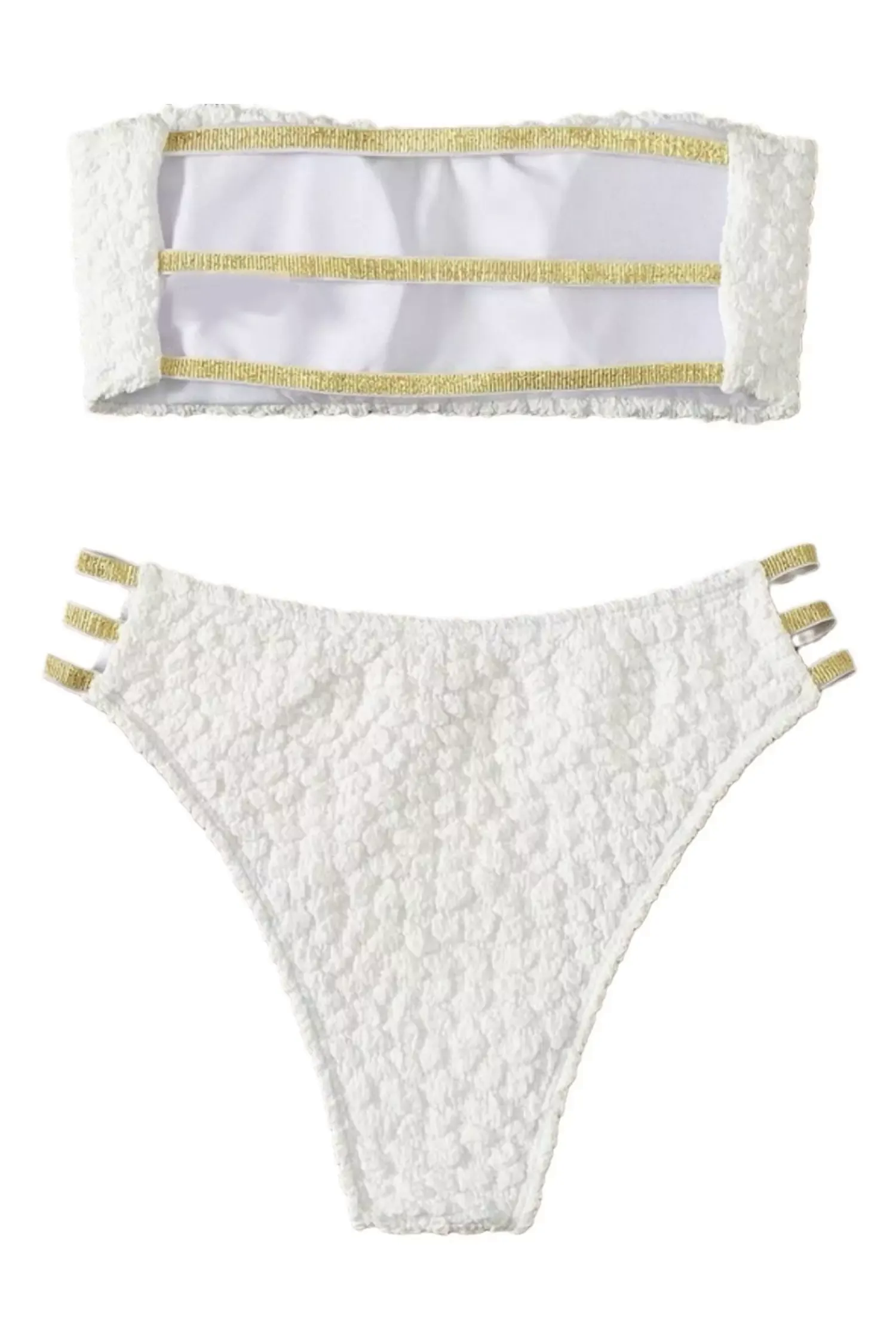 Meier White Wrap Bikini Meier White Wrap Bikini