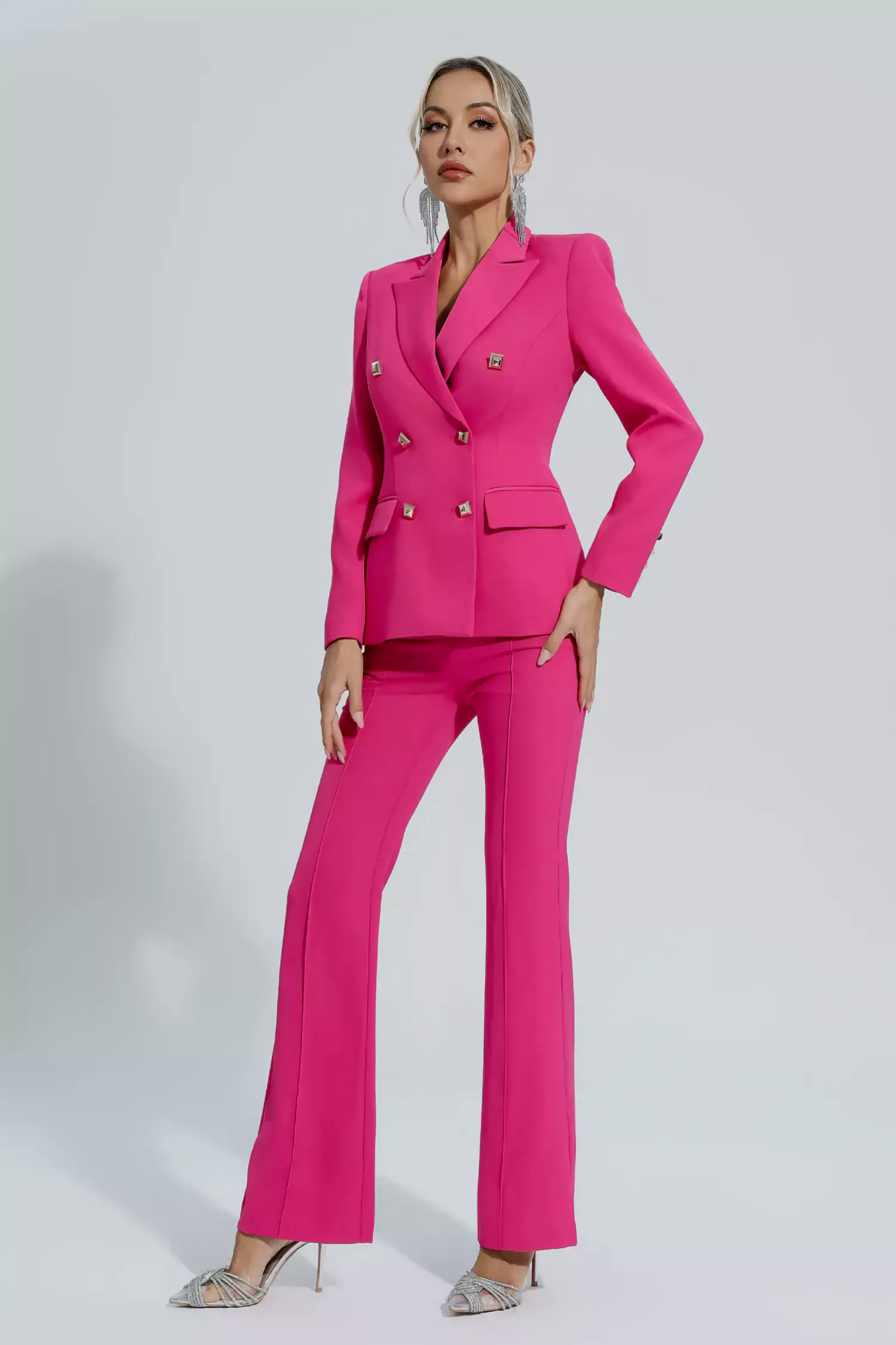 Savanna Rose Red Blazer Set Savanna Rose Red Blazer Set