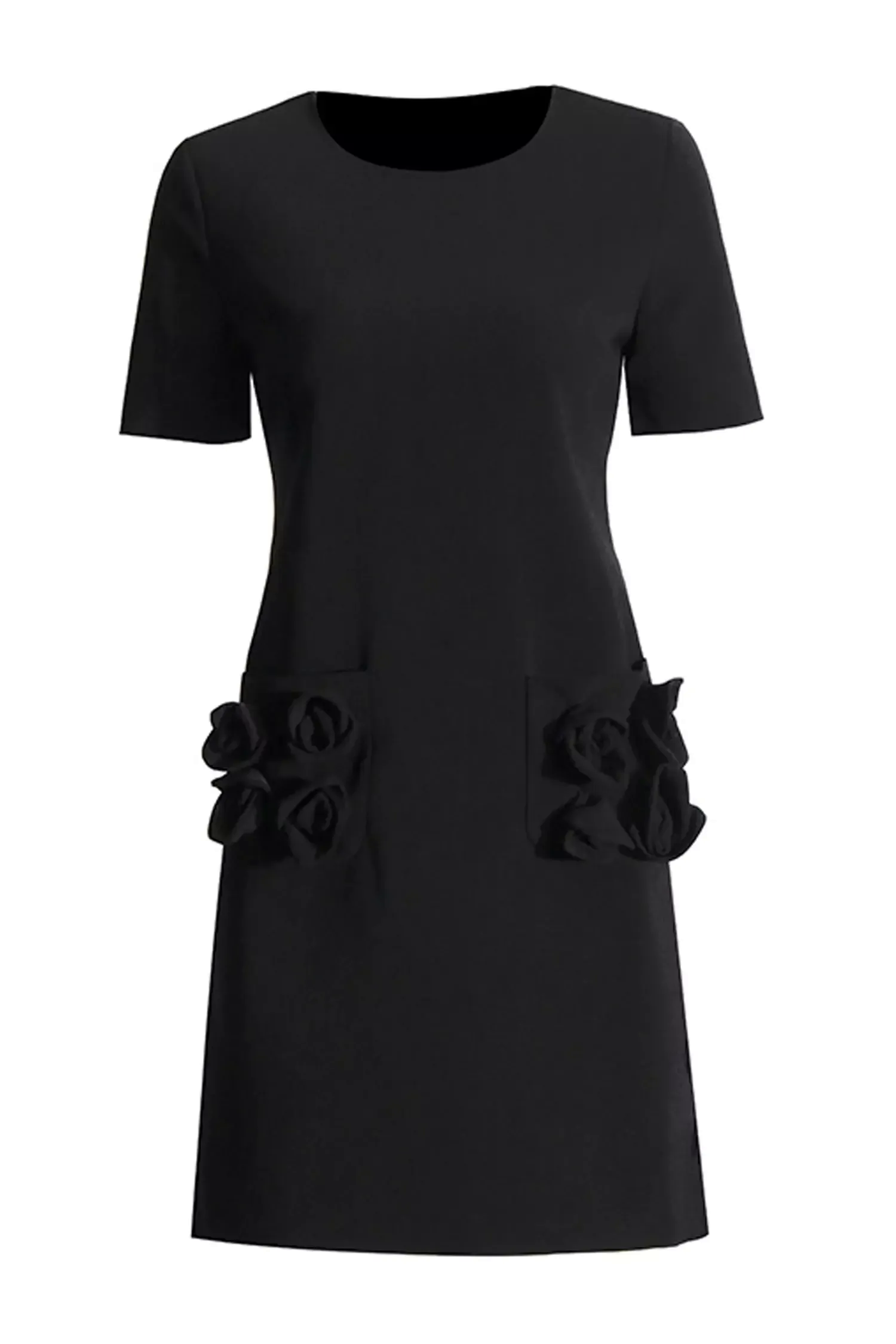 Zendaya Black Rose Mini Dress Zendaya Black Rose Mini Dress