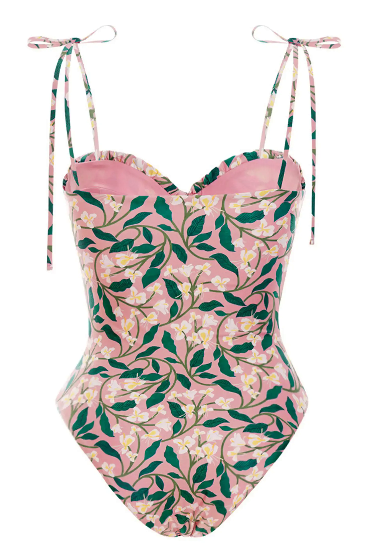 Volen Pink Flower Printed Swimwear Volen Pink Flower Printed Swimwear