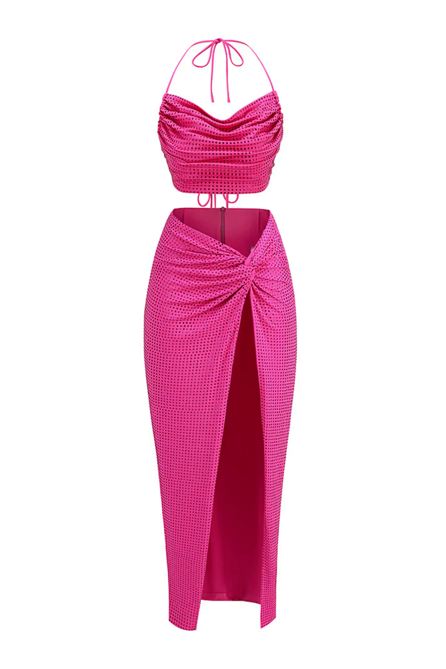 Potter Rose Red Halter Top Set Potter Rose Red Halter Top Set