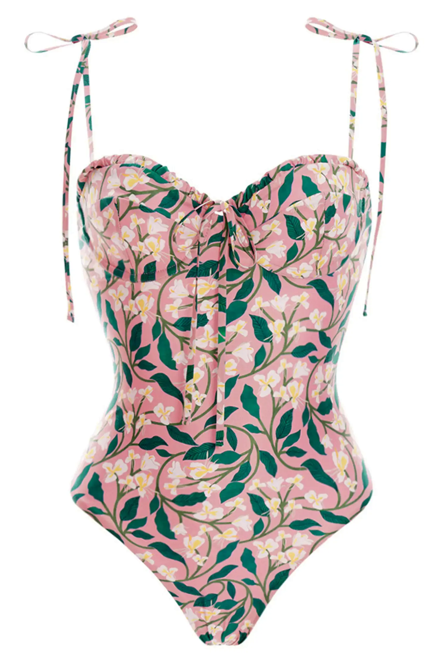 Volen Pink Flower Printed Swimwear Volen Pink Flower Printed Swimwear