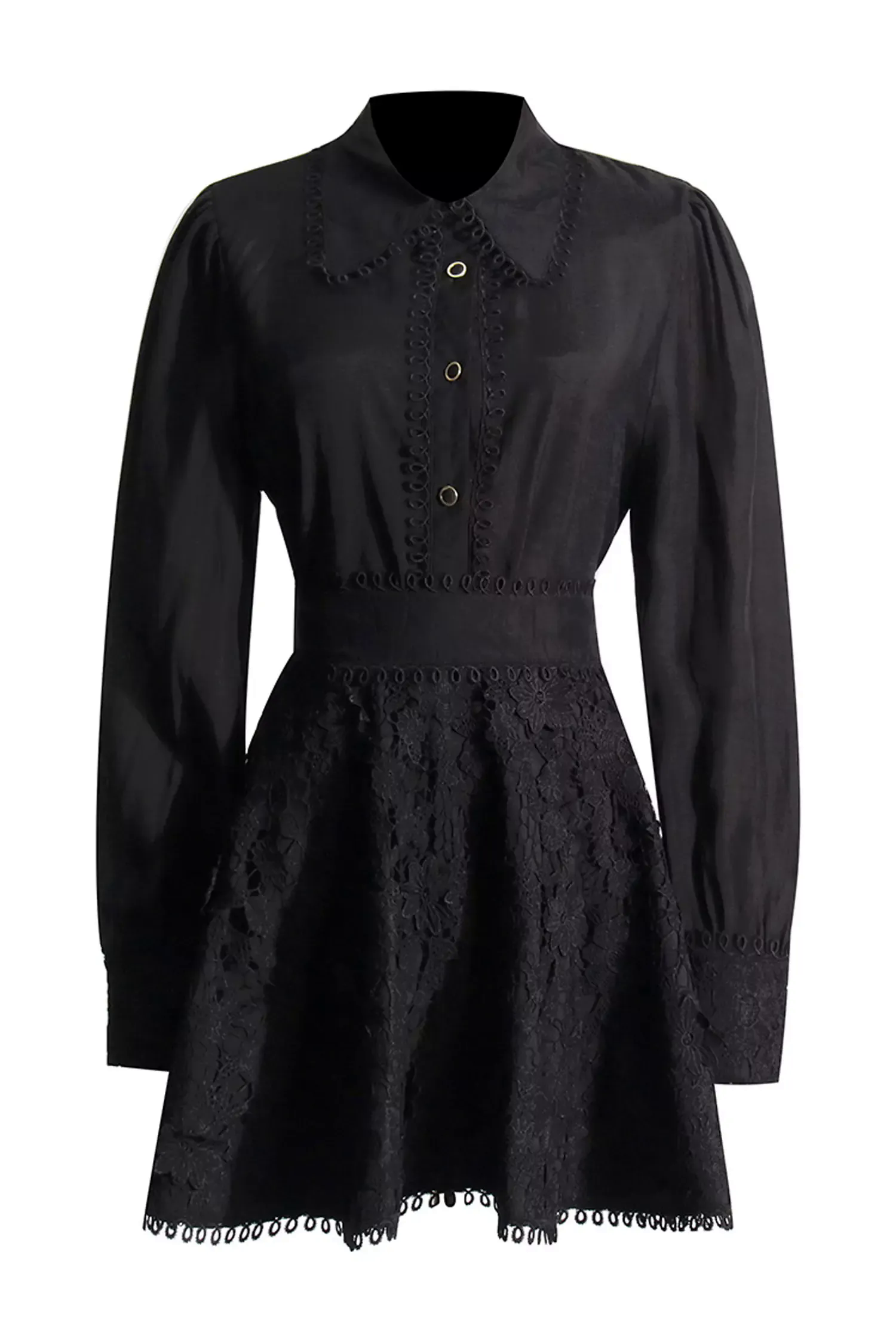 Layne Black Embroidery Set Layne Black Embroidery Set