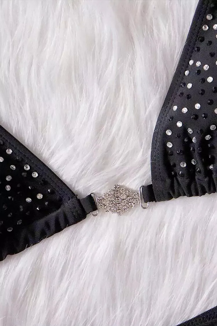 Hayden Black Diamante Bikini Hayden Black Diamante Bikini