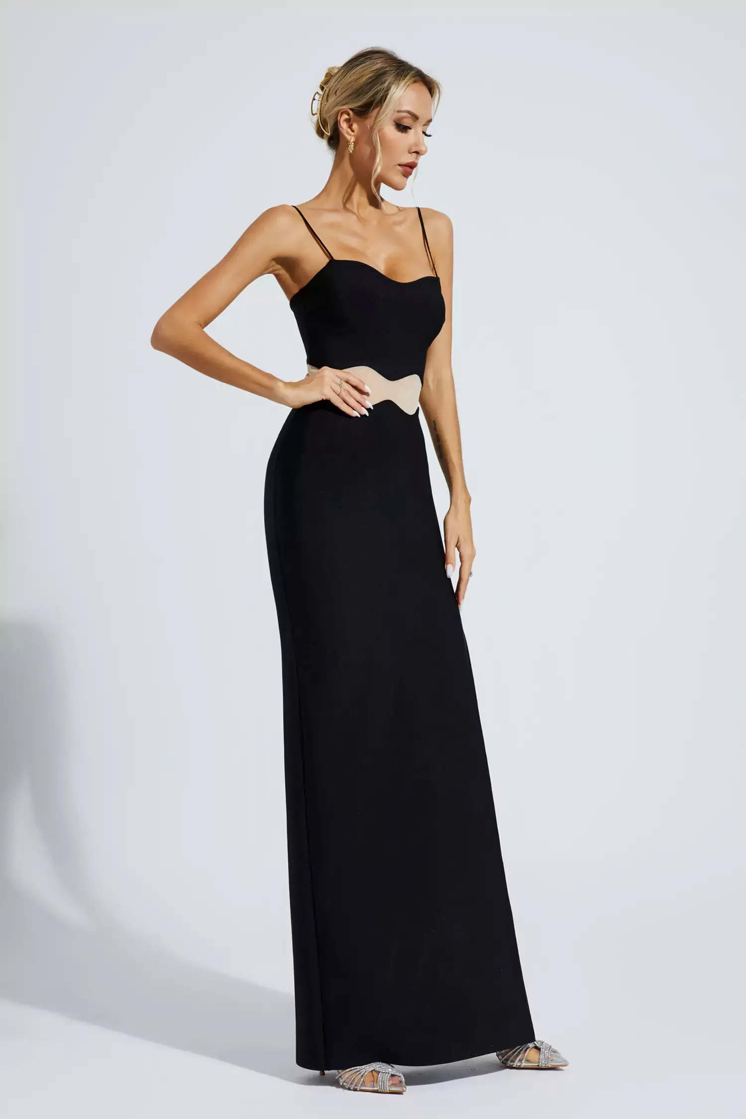 Jennifer Black Bandage Slip Maxi Dress Jennifer Black Bandage Slip Maxi Dress