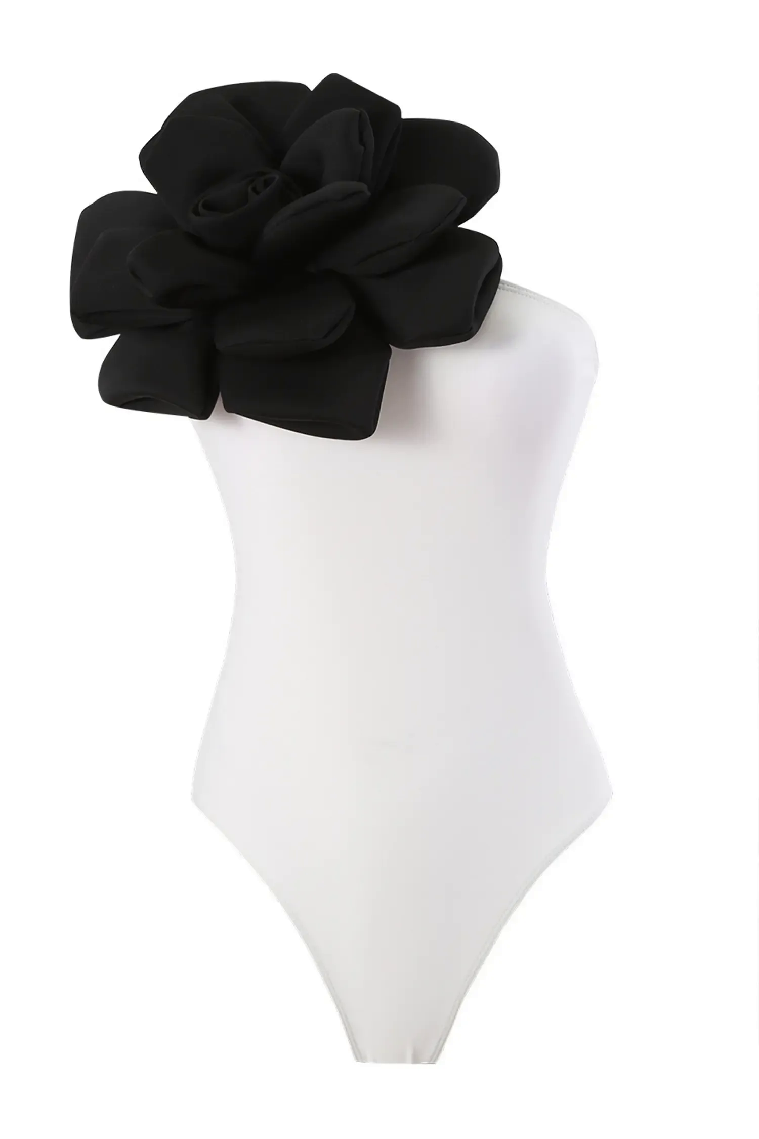 Nataly White Big Flower Swimwear Nataly White Big Flower Swimwear