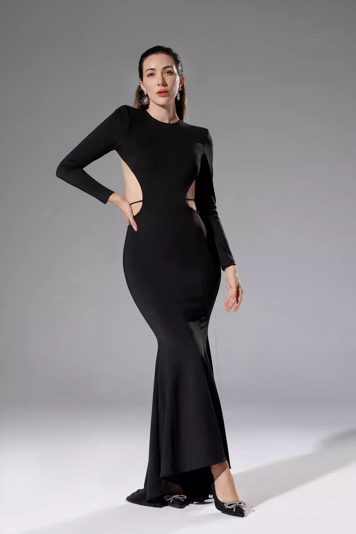 Miriam Black Backless Diamante Dress Miriam Black Backless Diamante Dress