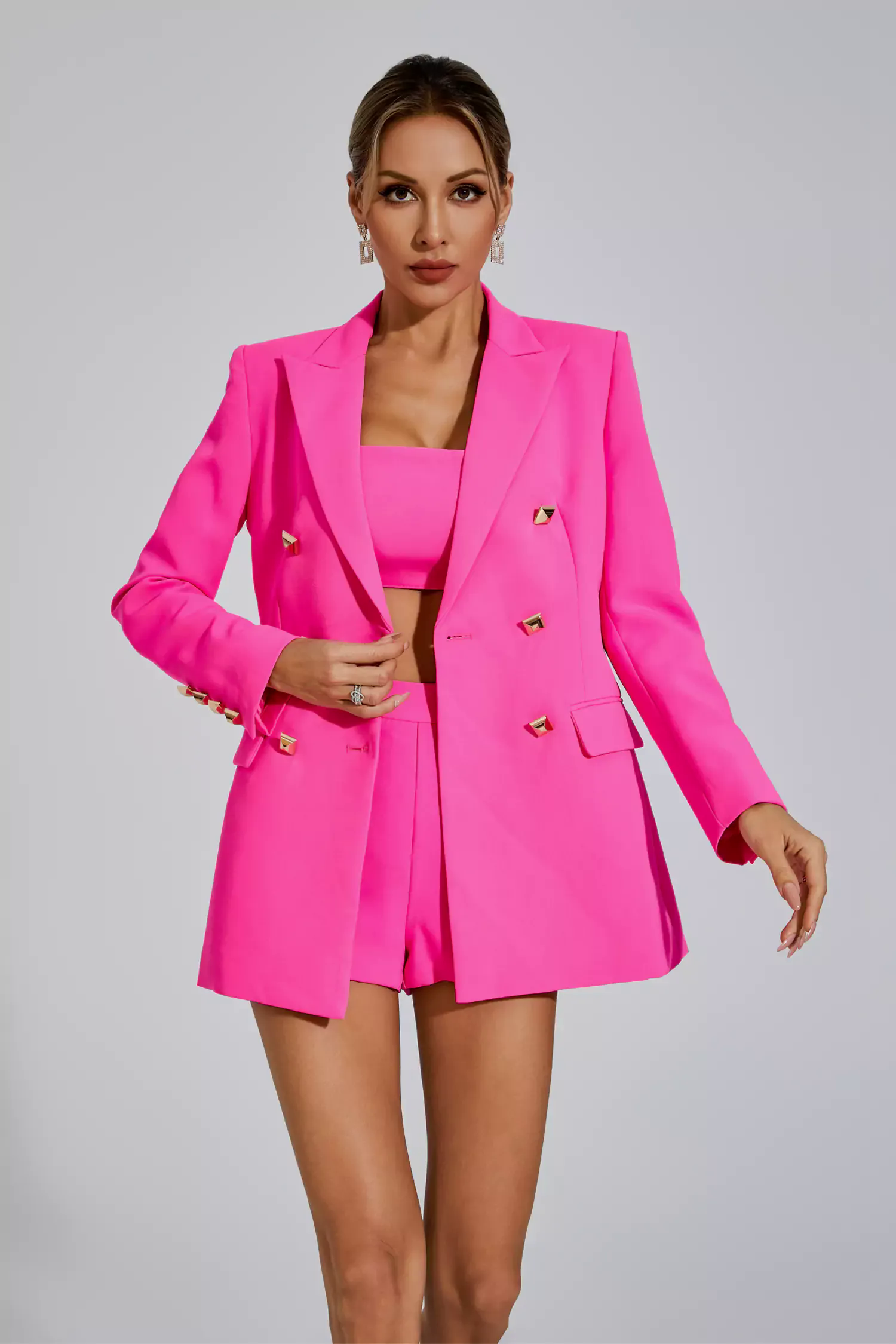 Adalee Rose Red Blazer Set Adalee Rose Red Blazer Set